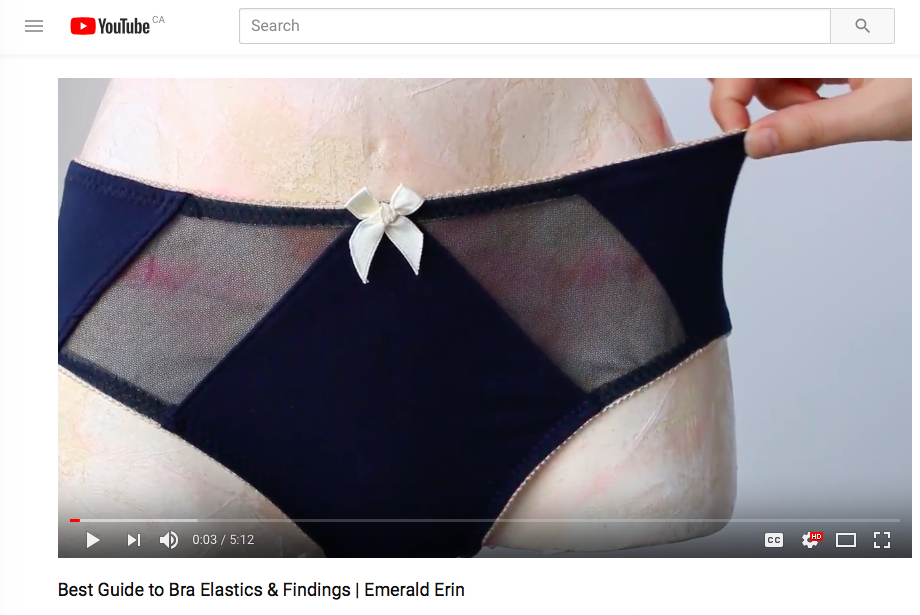 Bra Elastics & Findings Guide Vlog Emerald Erin