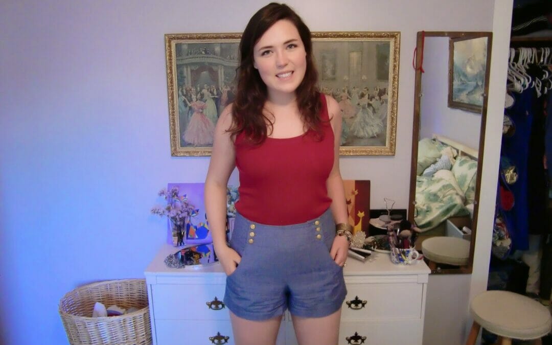 TBT: Nautical High-Waisted Shorts