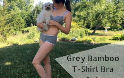 [BAW29]: Grey Bamboo T-Shirt Bra