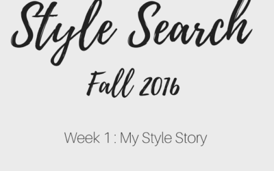 [Style Search] Week 1 My Style Story