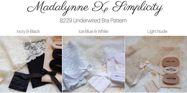 Madalynne X Simplicity 8228 Bralette Sewing Pattern