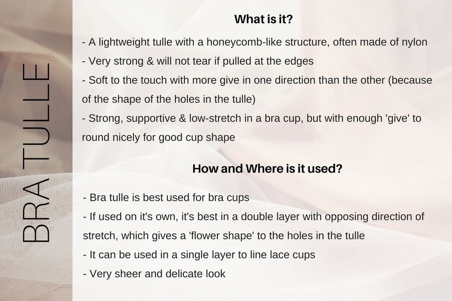 Everything You Wanted to Know About Bra Tulle & Sheer Cup Lining