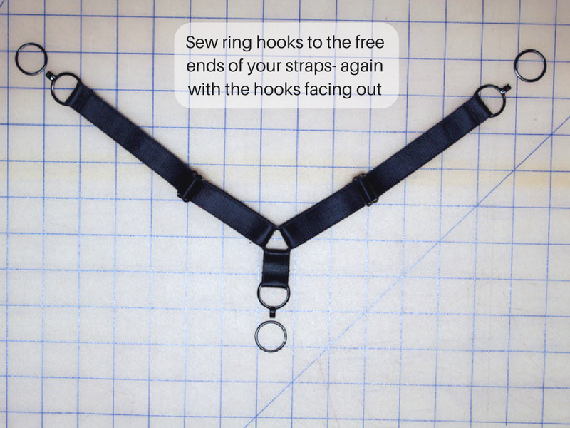 How to sew a strappy harness 