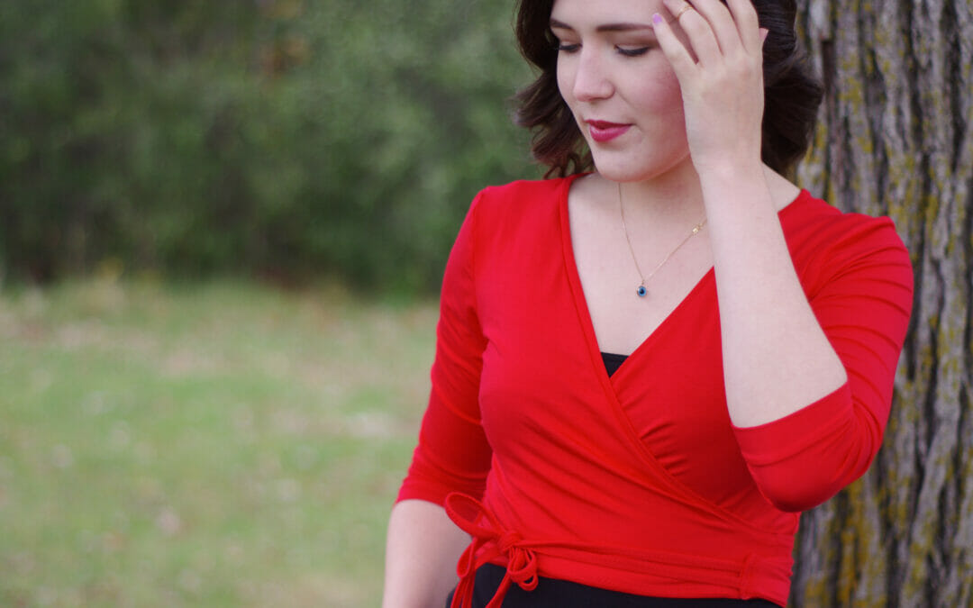 Elmira Wrap Top | Fall Sewing