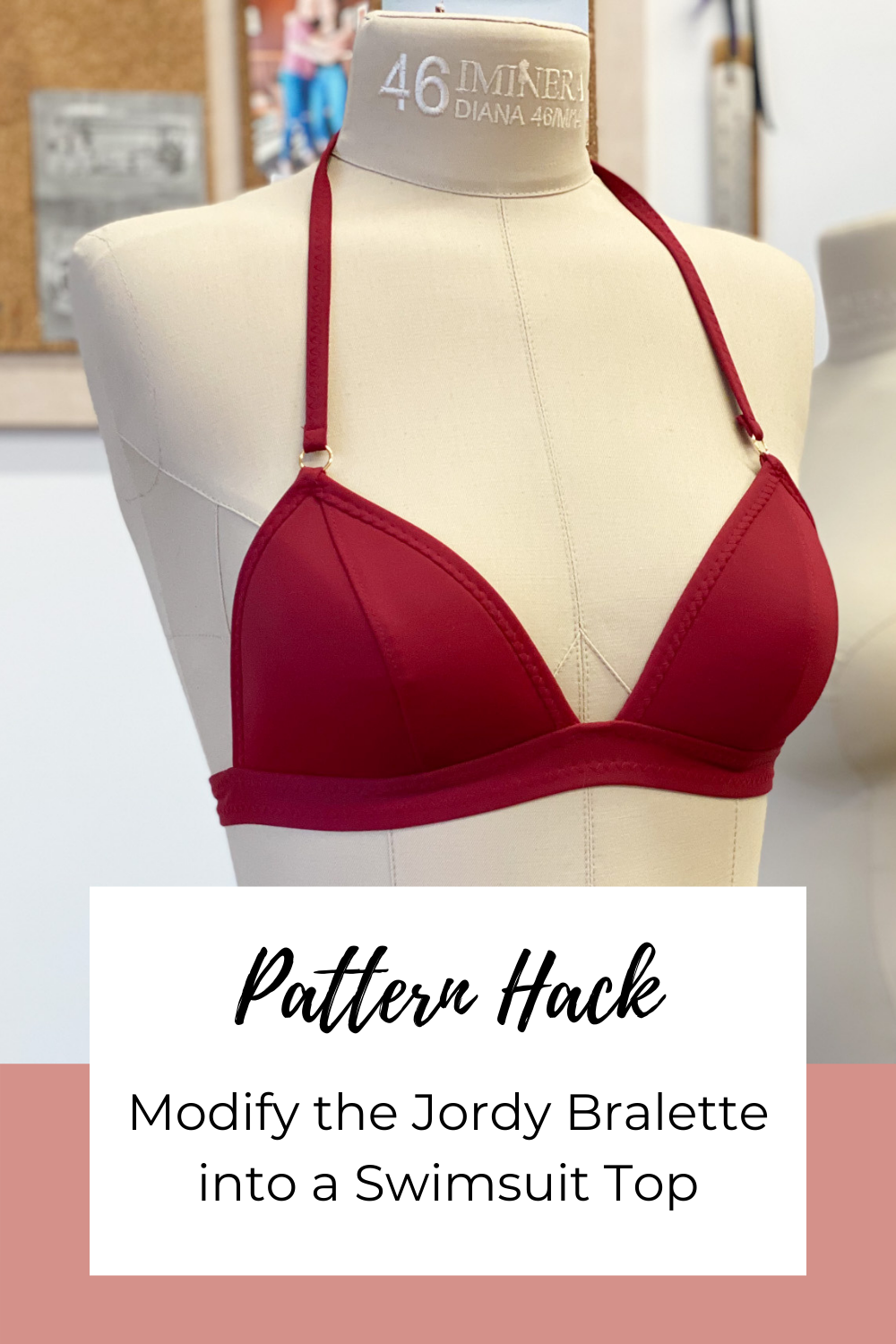 Modifying the Jordy Bralette into a Swimsuit Top | Pattern Hack