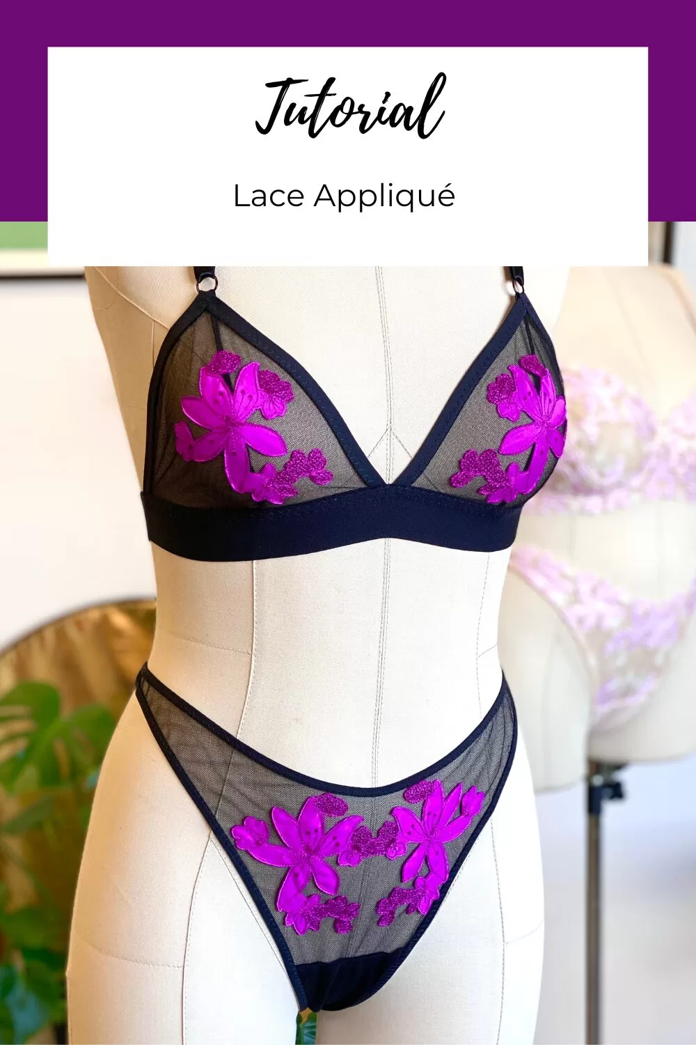 Lace Appliqué Tutorial | Make the Most of Your Scraps