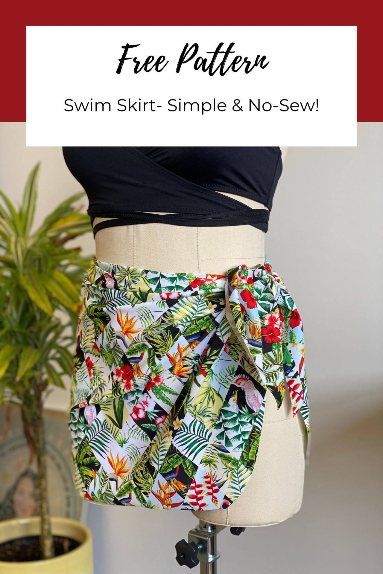 Swim Skirt Pattern | No-Sew Free Pattern