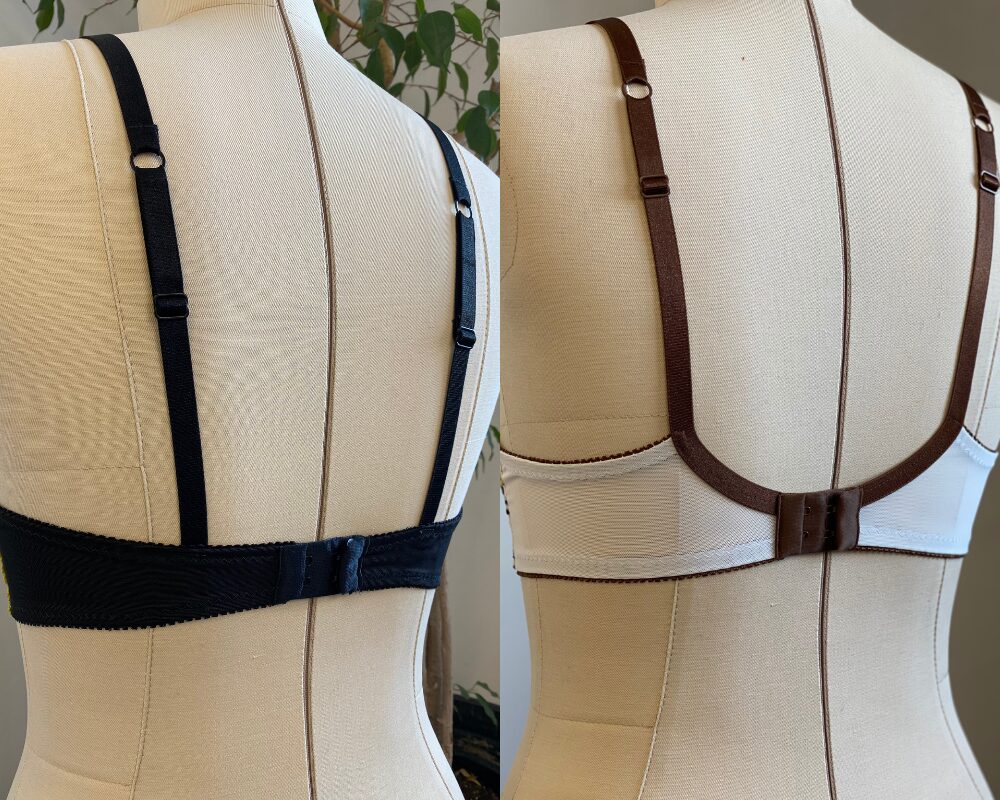 Scoop back vs straight back bra bands